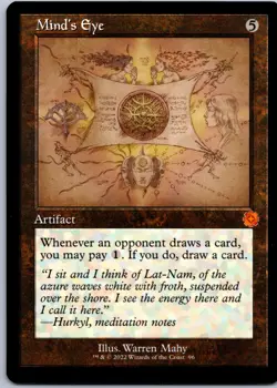 Mind's Eye (Schematic) M The Brothers' War: Retro Frame Artifacts 96 NM - Image 1