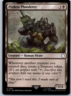 Pitiless Plunderer U Universes Beyond: Fallout 187 NM - Image 1