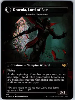 Dracula, Lord of Blood - Voldaren Bloodcaster R Innistrad: Crimson Vow 338 NM - Image 2