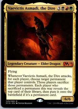 Vaevictis Asmadi, the Dire M Core Set 2019 225 NM - Image 1