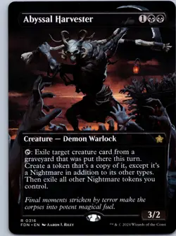 Abyssal Harvester (Borderless) R Foundations 316 NM - Image 1