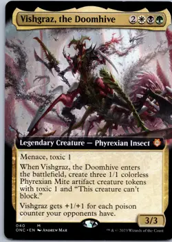 Vishgraz, the Doomhive (Extended Art) M Commander: Phyrexia: All Will Be One 40 - Image 1