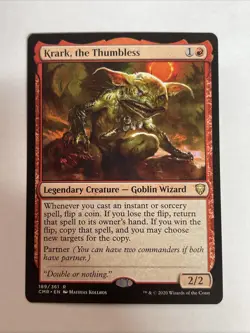Krark, the Thumbless Commander Legends #189 Rare - Image 1