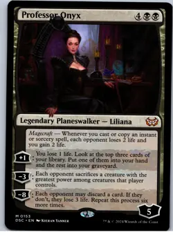 Professor Onyx M Commander: Duskmourn: House of Horror 153 NM - Image 1