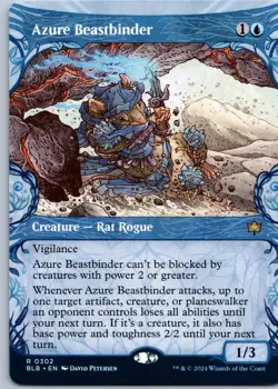 Azure Beastbinder (Showcase) R Bloomburrow 302 NM - Image 1