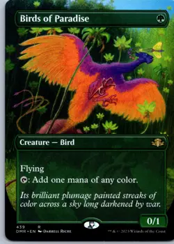 Birds of Paradise (Borderless) R Dominaria Remastered 439 NM - Image 1