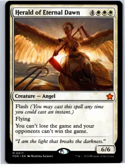 Herald of Eternal Dawn M Foundations 17 NM - Image 1