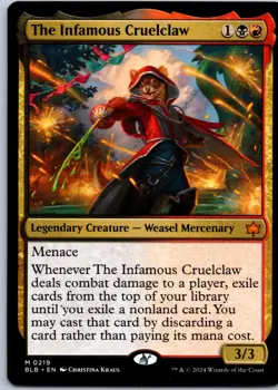 The Infamous Cruelclaw M Bloomburrow 219 NM - Image 1