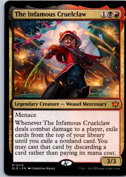 The Infamous Cruelclaw M Promo Pack: Bloomburrow 219 NM - Image 1