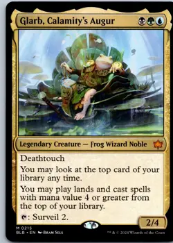 Glarb, Calamity's Augur M Bloomburrow 215 NM - Image 1