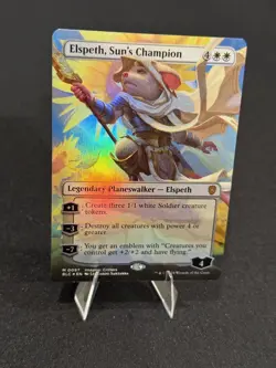 Elspeth, Sun's Champion - 97 - NM Foil - Commander: Bloomburrow - MTG - Image 1