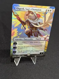 Elspeth, Sun's Champion - 97 - NM Foil - Commander: Bloomburrow - MTG - Image 2