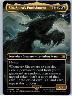 Sin, Spira's Punishment (Borderless) R FINAL FANTASY 348 NM - Image 1