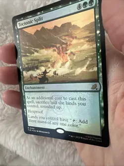 MTG Magic The Gathering Card Tectonic Split R 0144 Foil - Image 2