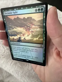 MTG Magic The Gathering Card Tectonic Split R 0144 Foil - Image 3