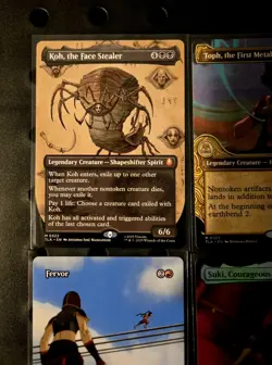 MTG AVATAR LAST AIRBENDER - 4 CARD LOT - KOH FACE STEALER, TOPH METALBENDER - Image 2