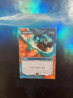 Counterspell Painted Altered Art - Image 1