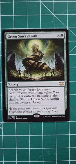 Green Sun's Zenith Double Masters 2022 Regular - Image 1