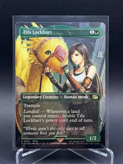 Tifa Lockhart (Borderless) (Chocobo Track Foil) Final Fantasy - MTG - Image 1