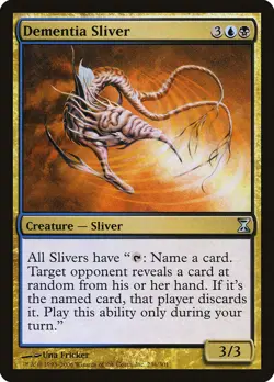 Dementia Sliver [Time Spiral] Magic MTG - Image 1