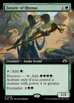 Fanatic of Rhonas - Extended Art MH3 NM MTG - Image 1