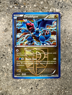 Pokemon TCG Cards Druddigon BW80 Black Star Promo Holo EXC - Image 1