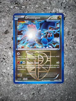 Pokemon TCG Cards Druddigon BW80 Black Star Promo Holo EXC - Image 3
