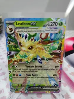 Pokemon TCG - Leafeon ex 006/131 - Prismatic Evolutions - Double Rare - NM/M - Image 1