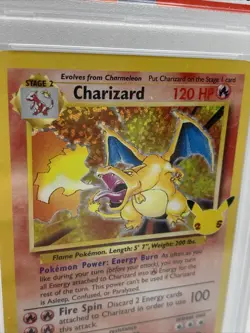 2021 Pokemon Celebrations Charizard #4 HOLO Classic Collection - PSA 9 - Image 2