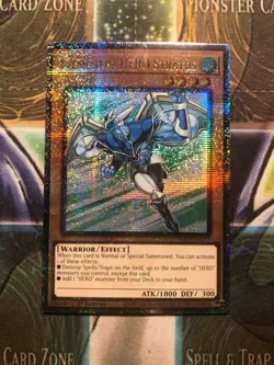 *** ELEMENTAL HERO STRATOS *** QUARTER CENTURY SECRET RARE RA03-EN177 YUGIOH! - Image 1