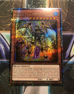 * DUAMUTEF, BLESSING OF HORUS * QUARTER CENTURY SECRET RARE AGOV-EN012 YUGIOH! - Image 1
