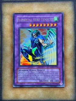 Yugioh Elemental Hero Tempest EEN-EN034 Ultra Rare LP - Image 1