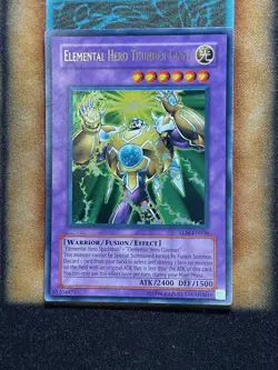 Yugioh Elemental Hero Thunder Giant TLM-EN036 Ultra Rare LP - Image 1