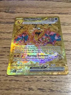 Pokemon TCG Charizard EX Hyper Rare Holo Gold Card 228/197 Sv03: Obsidian Flames - Image 2