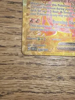 Pokemon TCG Charizard EX Hyper Rare Holo Gold Card 228/197 Sv03: Obsidian Flames - Image 3