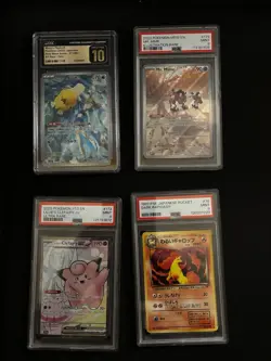 Pokemon Cards Collection 41 Cards One Duplicate And 2 Grated Japanese Cards. - Image 1