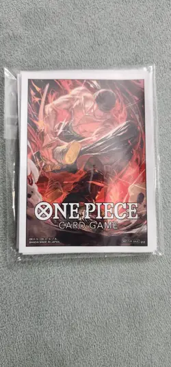 One Piece Card Game 10 Count Sleeves Roronoa Zoro Promo DON!! Sleeves - Image 1