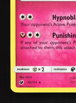 Wigglytuff 72/111 LP Crimson Invasion English Pokemon Card TCG - Image 2