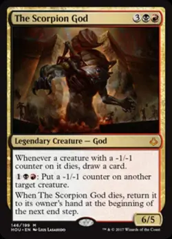 The Scorpion God - Light Play MTG Hour of Devastation - Image 1