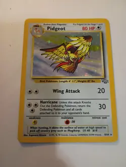 Pidgeot 8/64 Holo Jungle Set Pokemon Card - Image 1