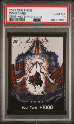 2023 One Piece Luffy Don!! Card OP-05 Awakening of the New Era ENGLISH PSA 10 - Image 1