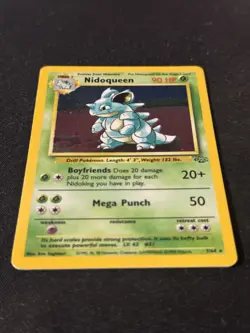 Nidoqueen 7/64 Holo Rare Unlimited Card WotC Pokemon Jungle 7/64 - Image 2