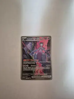 Pokemon TCG Destined Rivals Team Rockets Mewtwo EX Card 231/182 - Image 1