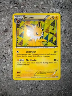 Pokemon TCG Cards Jolteon BW91 Black Star Promo Holo EXC - Image 3