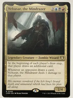 MTG TCG - Nekusar, the Mindrazer 0349 Commander Masters - NM (Free Shipping $5+) - Image 1