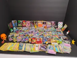 Pokemon 380 + Cards Lot - Holos, V/EX/GX, Full Art, Bulk - Image 1