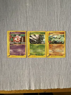Pokemon TCG Aquapolis Scyther, Mankey, And Mr. Mime Cards LP-MP - Image 2