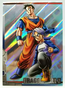 S-22 Son Gohan & Trunks Dragon Ball Trading Card Holo Shueisha 2003 AMADA JAPAN - Image 1