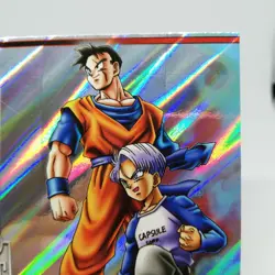 S-22 Son Gohan & Trunks Dragon Ball Trading Card Holo Shueisha 2003 AMADA JAPAN - Image 3