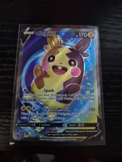 Pokemon TCG Morpeko v Sword & Shield Holo Full Art Ultra Rare Card 190/202 - Image 1